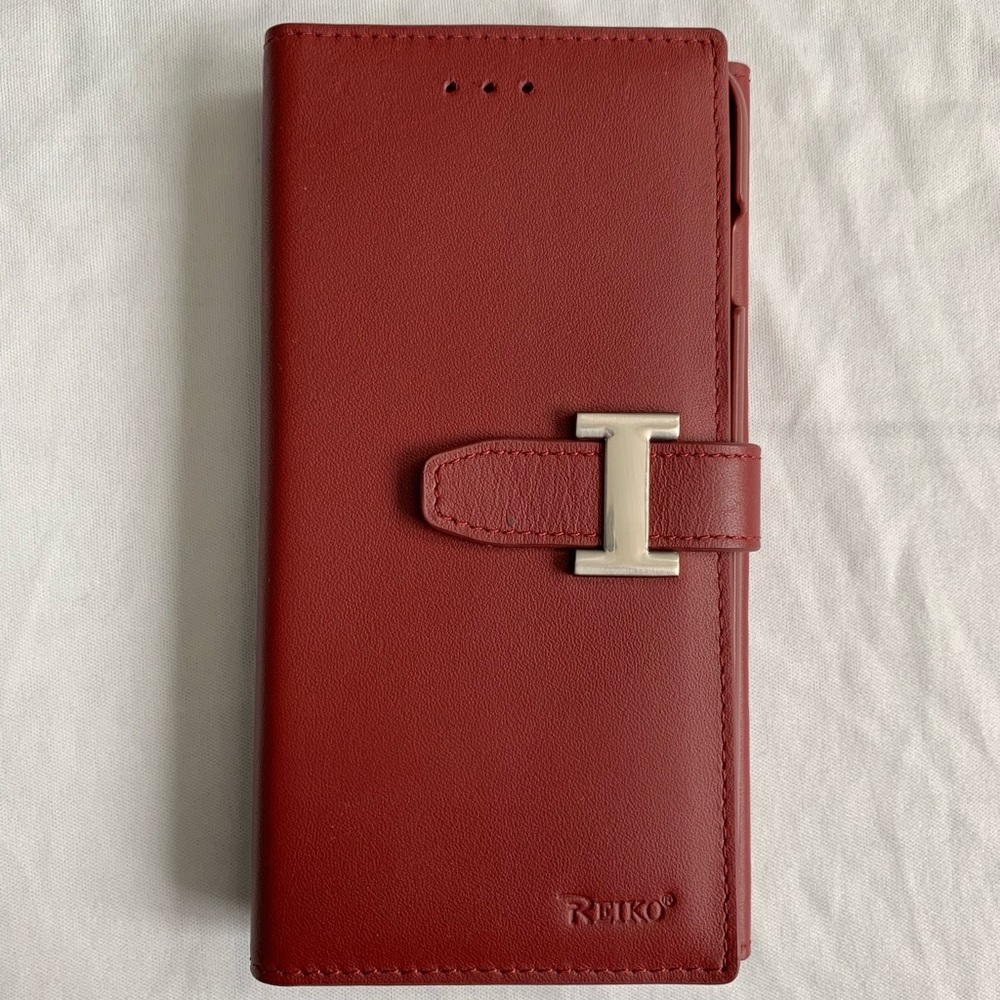 Reiko Genuine Leather Wallet Case iPhone 6/6S Plus